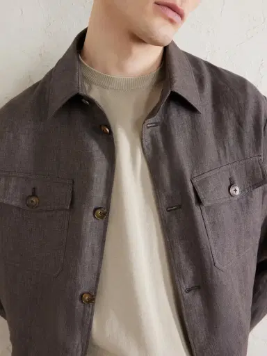 Canali Knitted Cotton T-Shirt - Men | Thumbnail 5