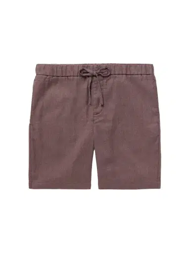 Frescobol Carioca Felipe Straight-Leg Linen and Cotton-Blend Drawstring Shorts - Men | Thumbnail 1