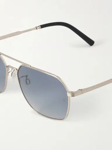 Oliver Peoples R-17 Aviator-Style Silver-Tone Sunglasses - Men | Thumbnail 3