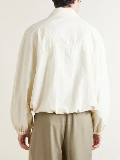 Jacquemus Logo-Embroidered Shell Bomber Jacket - Men | Thumbnail 4