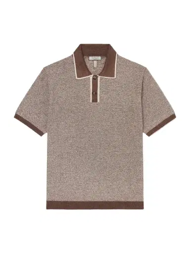 Canali Linen, Silk, Cotton and Modal-Blend Terry Polo Shirt - Men | Thumbnail 1 Canali Linen, Silk, Cotton and Modal-Blend Terry Polo Shirt - Men | Thumbnail 1