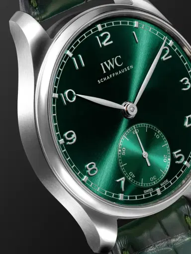 IWC SCHAFFHAUSEN Portugieser Automatic Chronograph 40mm Stainless Steel and Alligator Watch, Ref. No. IW358310 - Men | Thumbnail 5