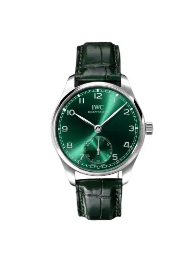 IWC SCHAFFHAUSEN Portugieser Automatic Chronograph 40mm Stainless Steel and Alligator Watch, Ref. No. IW358310 - Men | Thumbnail 1
