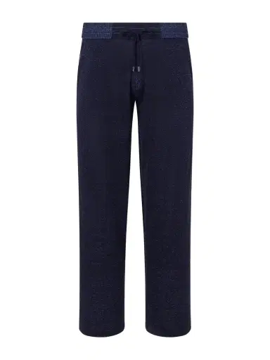 PIACENZA 1733 Straight-Leg Silk and Linen-Blend Drawstring Sweatpants - Men | Thumbnail 1 PIACENZA 1733 Straight-Leg Silk and Linen-Blend Drawstring Sweatpants - Men | Thumbnail 1