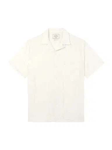 Portuguese Flannel Duke Convertible-Collar Embroidered Cotton-Blend Shirt - Men | Thumbnail 1