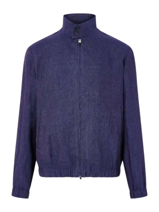 Linen Bomber Jacket - Men