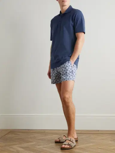 Frescobol Carioca Luca Cotton Polo Shirt - Men | Thumbnail 2 Frescobol Carioca Luca Cotton Polo Shirt - Men | Thumbnail 2