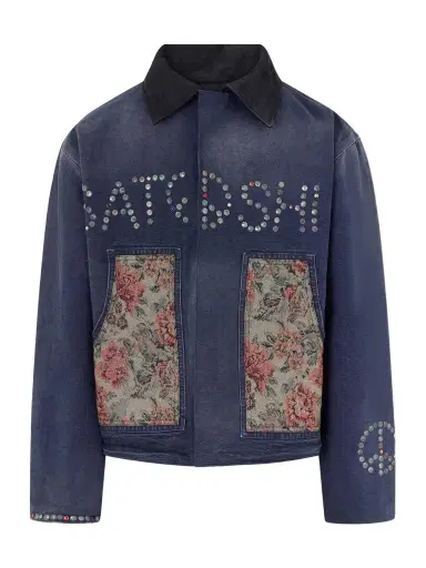 Satoshi Nakamoto Logo-Embellished Cotton-Canvas Jacket - Men | Thumbnail 1