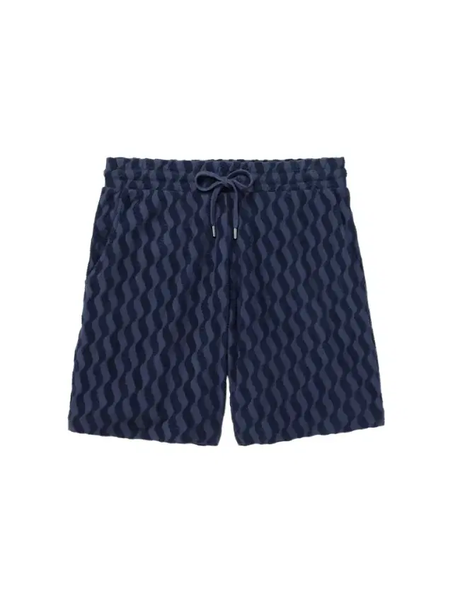 Augusto Cotton-Blend Terry Drawstring Shorts - Men