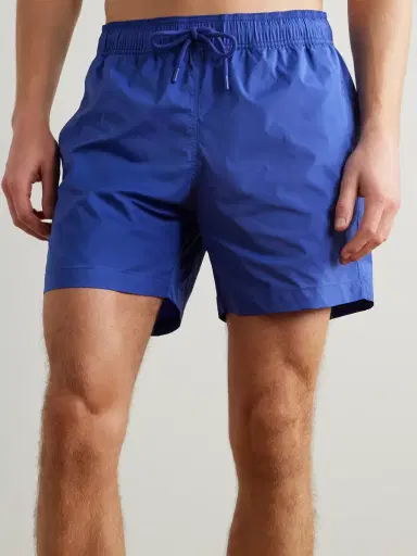 Frescobol Carioca Salvador Straight-Leg Mid-Length Recycled Swim Shorts - Men | Thumbnail 2