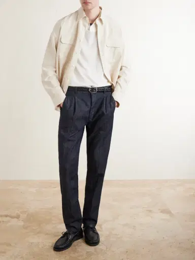 Slowear Straight-Leg Pleated Jeans - Men | Thumbnail 2 Slowear Straight-Leg Pleated Jeans - Men | Thumbnail 2