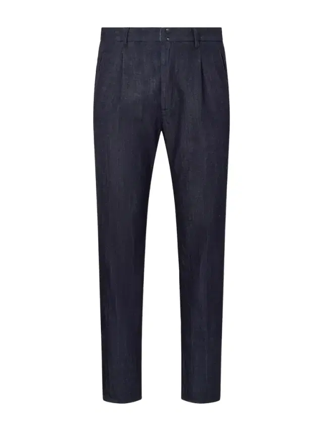 Straight-Leg Pleated Jeans - Men