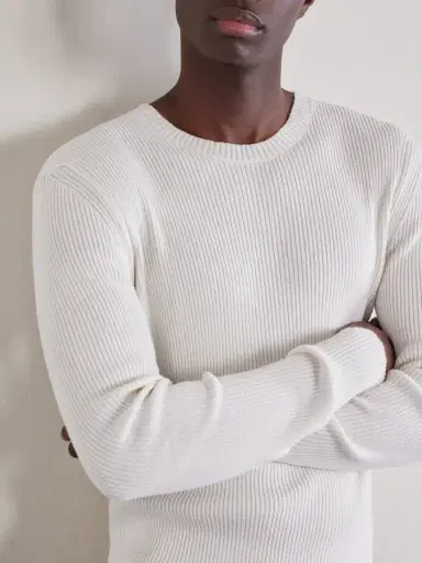 Our Legacy Ribbed Knit Silk Sweater - Men | Thumbnail 5