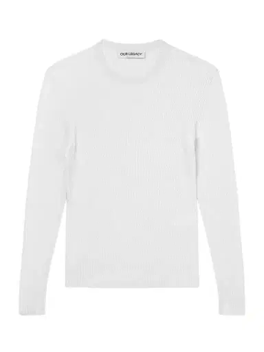 Our Legacy Ribbed Knit Silk Sweater - Men | Thumbnail 1