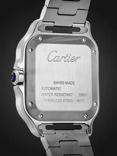 Cartier Santos de Automatic Interchangeable Stainless Steel Watch, Ref. WSSA0061 - Men | Thumbnail 4 Cartier Santos de Automatic Interchangeable Stainless Steel Watch, Ref. WSSA0061 - Men | Thumbnail 4