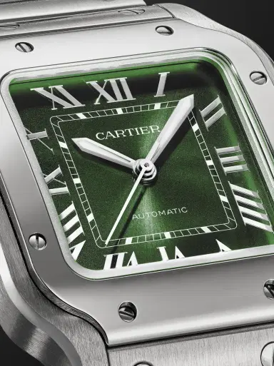 Cartier Santos de Automatic Interchangeable Stainless Steel Watch, Ref. WSSA0061 - Men | Thumbnail 5 Cartier Santos de Automatic Interchangeable Stainless Steel Watch, Ref. WSSA0061 - Men | Thumbnail 5