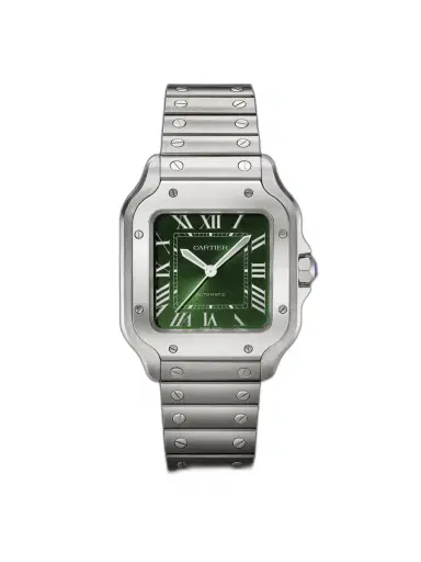 Cartier Santos de Automatic Interchangeable Stainless Steel Watch, Ref. WSSA0061 - Men | Thumbnail 1 Cartier Santos de Automatic Interchangeable Stainless Steel Watch, Ref. WSSA0061 - Men | Thumbnail 1