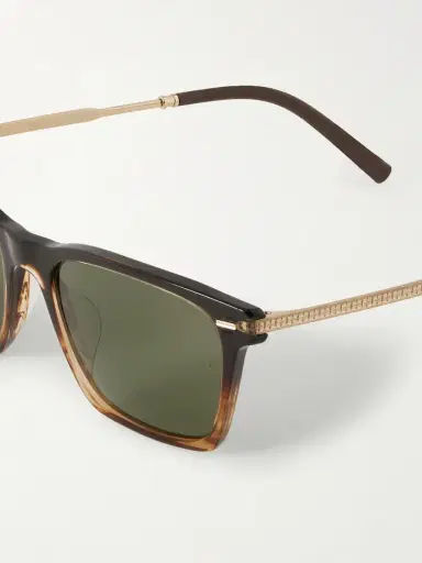 Oliver Peoples R-19 D-Frame Acetate and Gold-Tone Sunglasses - Men | Thumbnail 3