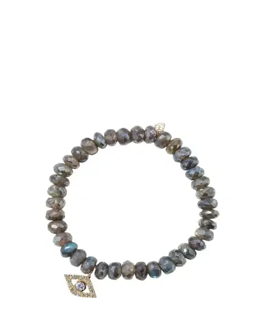 Sydney Evan Mystic Labradorite and Diamond Evil Eye Bracelet | Thumbnail 1 Sydney Evan Mystic Labradorite and Diamond Evil Eye Bracelet | Thumbnail 1
