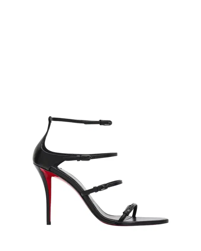 100mm Millenium Strappy Leather Sandals