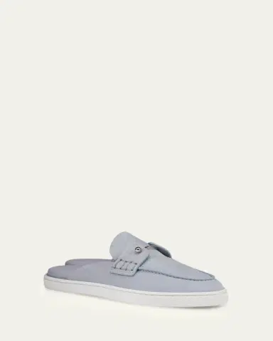 Christian Louboutin Chanme Donna Leather Boat Shoe Mules | Thumbnail 9 Christian Louboutin Chanme Donna Leather Boat Shoe Mules | Thumbnail 9