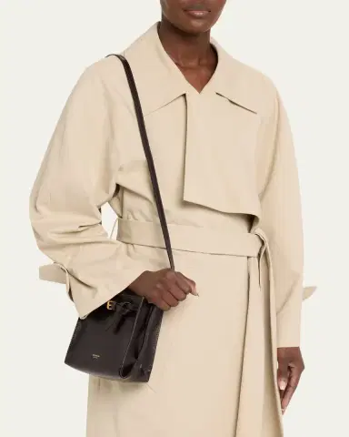 Oroton Margot Tiny Leather Bucket Bag | Thumbnail 2