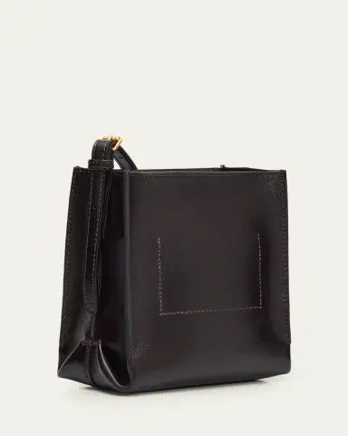 Oroton Margot Tiny Leather Bucket Bag | Thumbnail 3