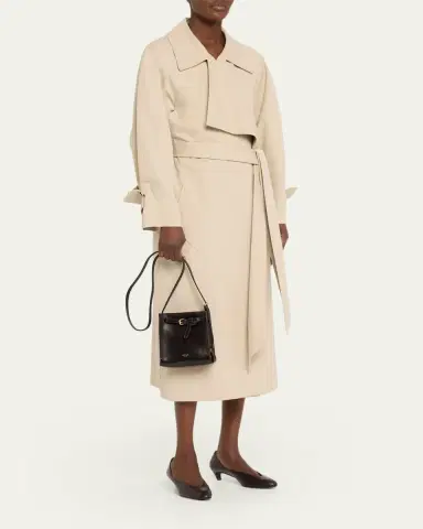 Oroton Margot Tiny Leather Bucket Bag | Thumbnail 5