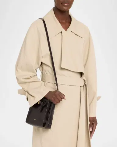 Oroton Margot Tiny Leather Bucket Bag | Thumbnail 6