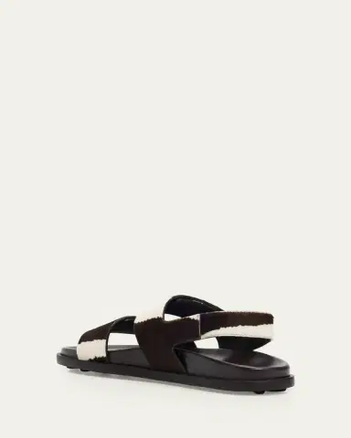 Tod's Zebra-Printed Calf Hair Slingback Sandals | Thumbnail 4 Tod's Zebra-Printed Calf Hair Slingback Sandals | Thumbnail 4