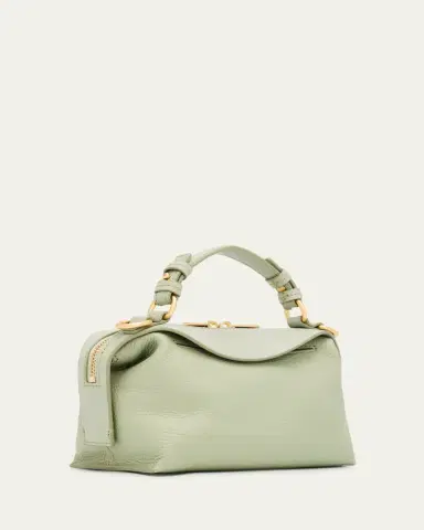 Oroton Mica Mini Leather Bowling Bag | Thumbnail 3