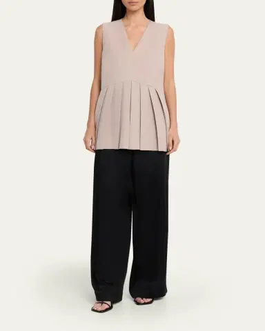 Jil Sander Wide-Leg Pull-On Trousers | Thumbnail 2 Jil Sander Wide-Leg Pull-On Trousers | Thumbnail 2