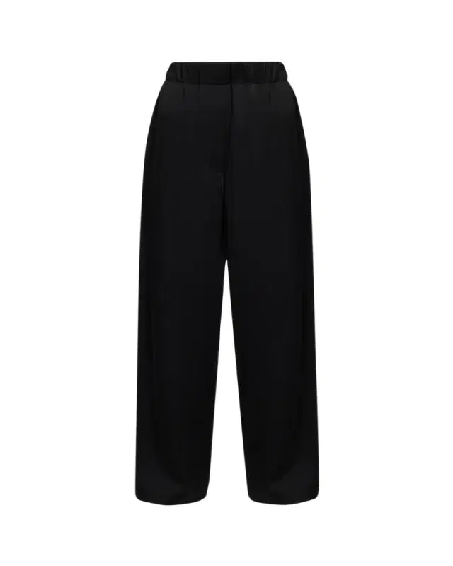 Wide-Leg Pull-On Trousers