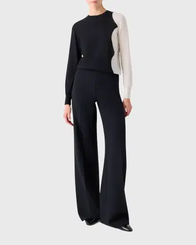 Akris Cloud Cashmere-Silk Crewneck Sweater | Thumbnail 5
