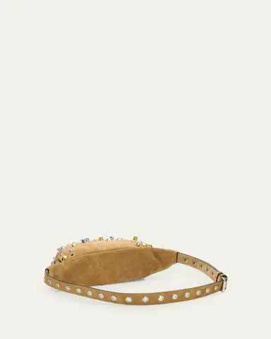 Valentino Garavani Men's Nellcote Suede Belt Bag | Thumbnail 3 Valentino Garavani Men's Nellcote Suede Belt Bag | Thumbnail 3