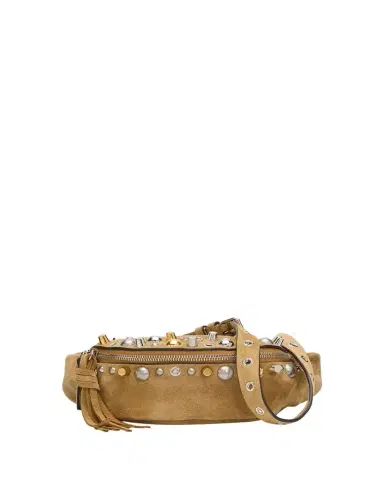 Valentino Garavani Men's Nellcote Suede Belt Bag | Thumbnail 1 Valentino Garavani Men's Nellcote Suede Belt Bag | Thumbnail 1