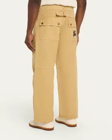 Burberry Men's Corban Paneled Canvas Workwear Trousers | Thumbnail 3 Burberry Men's Corban Paneled Canvas Workwear Trousers | Thumbnail 3