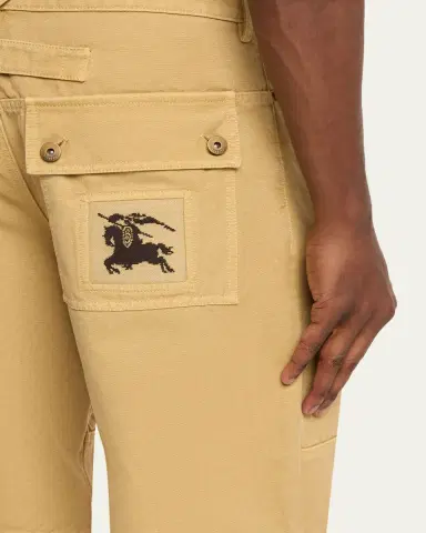 Burberry Men's Corban Paneled Canvas Workwear Trousers | Thumbnail 5 Burberry Men's Corban Paneled Canvas Workwear Trousers | Thumbnail 5
