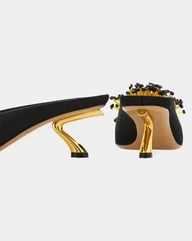 Ferragamo 55mm Safi Beaded Satin Mules | Thumbnail 8 Ferragamo 55mm Safi Beaded Satin Mules | Thumbnail 8