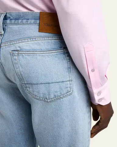 Tom Ford Men's Straight Five-Pocket Jeans | Thumbnail 5 Tom Ford Men's Straight Five-Pocket Jeans | Thumbnail 5