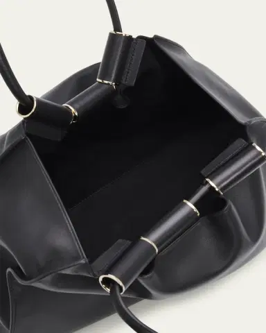 Giorgio Armani Medium Lamb Leather Shopper Tote Bag | Thumbnail 4 Giorgio Armani Medium Lamb Leather Shopper Tote Bag | Thumbnail 4