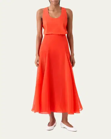 Akris Silk Scoop-Neck Tank Top | Thumbnail 2