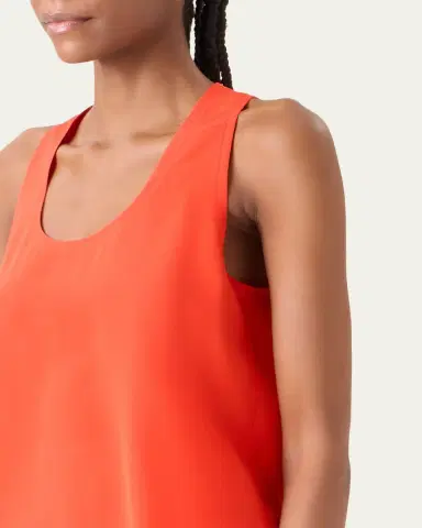 Akris Silk Scoop-Neck Tank Top | Thumbnail 5