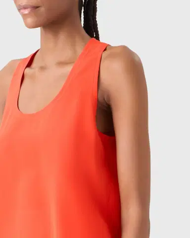 Akris Silk Scoop-Neck Tank Top | Thumbnail 9