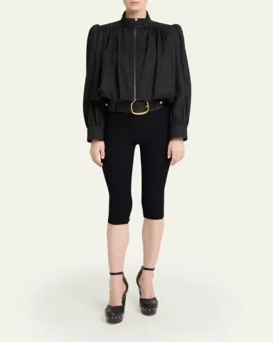 Chloé Shirred Canvas Jacket | Thumbnail 2