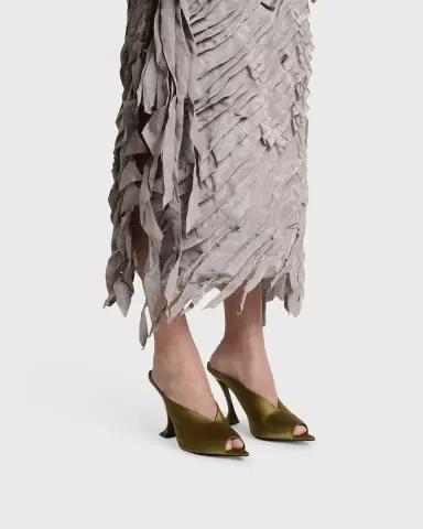 Lanvin 100mm Satin Mule Pumps | Thumbnail 6 Lanvin 100mm Satin Mule Pumps | Thumbnail 6