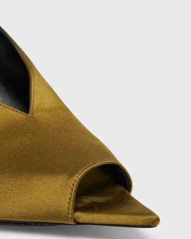 Lanvin 100mm Satin Mule Pumps | Thumbnail 9 Lanvin 100mm Satin Mule Pumps | Thumbnail 9