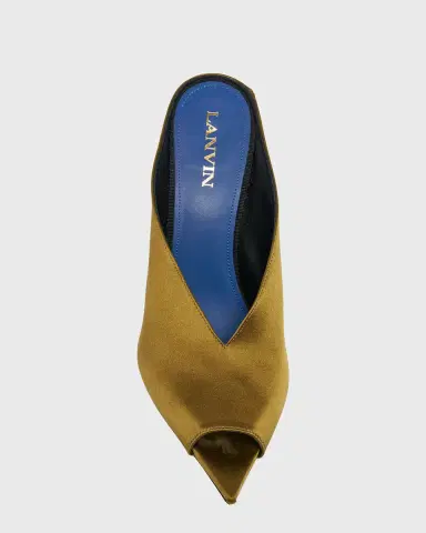 Lanvin 100mm Satin Mule Pumps | Thumbnail 10 Lanvin 100mm Satin Mule Pumps | Thumbnail 10
