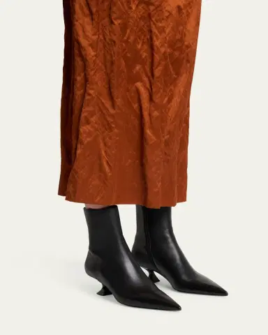 Lanvin 50mm Midnight Step Leather Ankle Boots | Thumbnail 2 Lanvin 50mm Midnight Step Leather Ankle Boots | Thumbnail 2