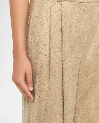 Giorgio Armani Embellished Pleated Straight-Leg Pants | Thumbnail 9 Giorgio Armani Embellished Pleated Straight-Leg Pants | Thumbnail 9